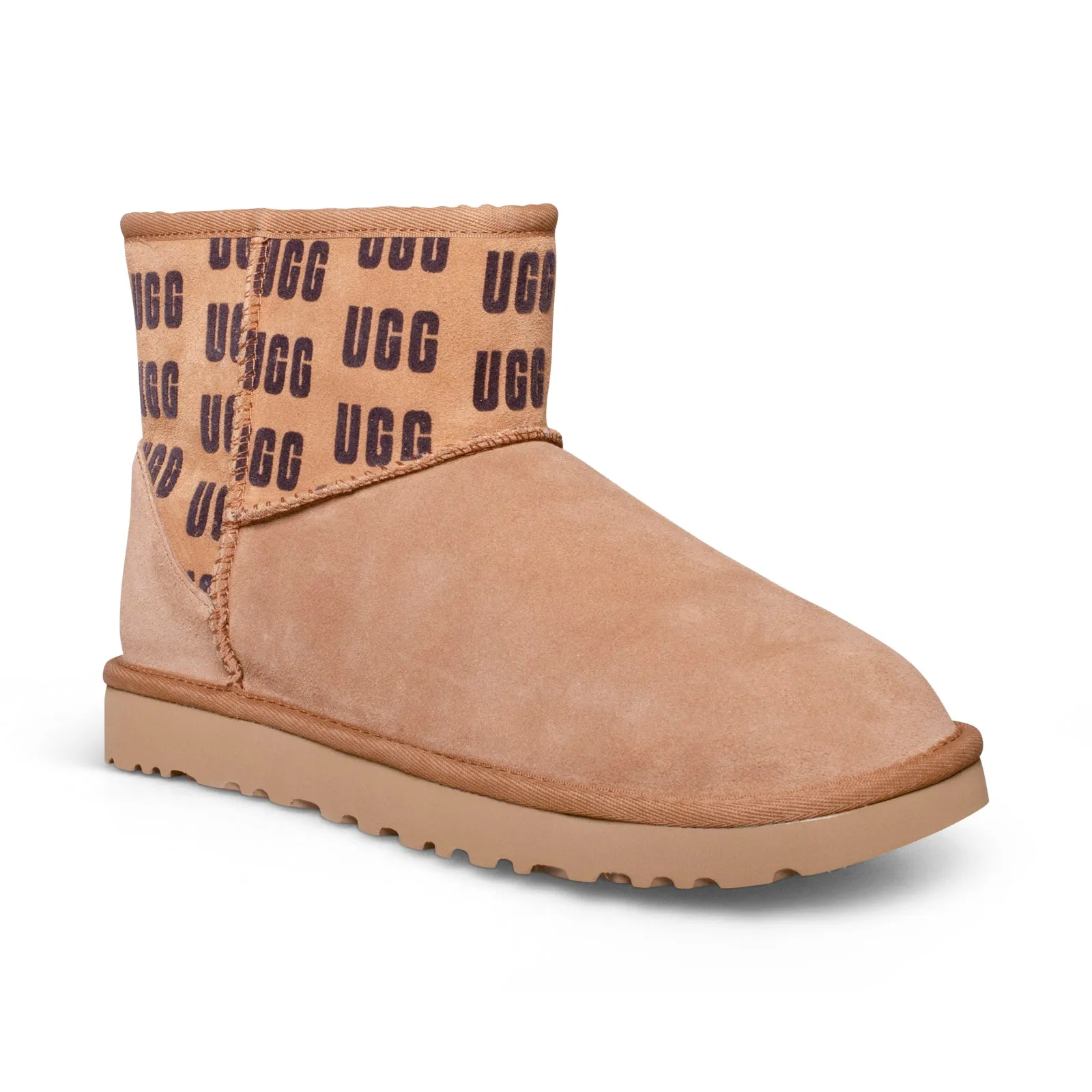 UGG Classic Mini II UGG Graphic Chestnut Boots - Women's