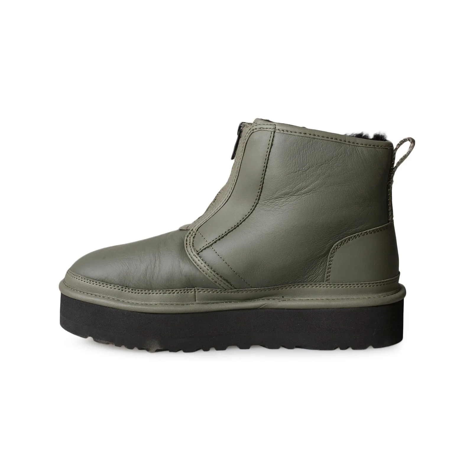 UGG Neumel Platform Zip Ultra Matte Seaweed Boots - Women's