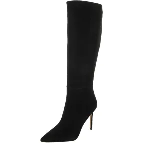 Veronica Beard Womens Lisa Suede Heel Knee-High Boots