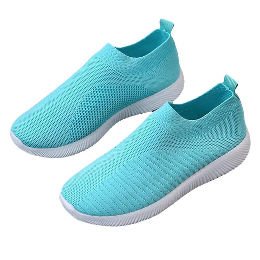 Women Casual Shoes Woman Plus Size Breathable Mesh Slip-on Women's Vulcanize Shoes Ladies Sneakers Spring Summer Running