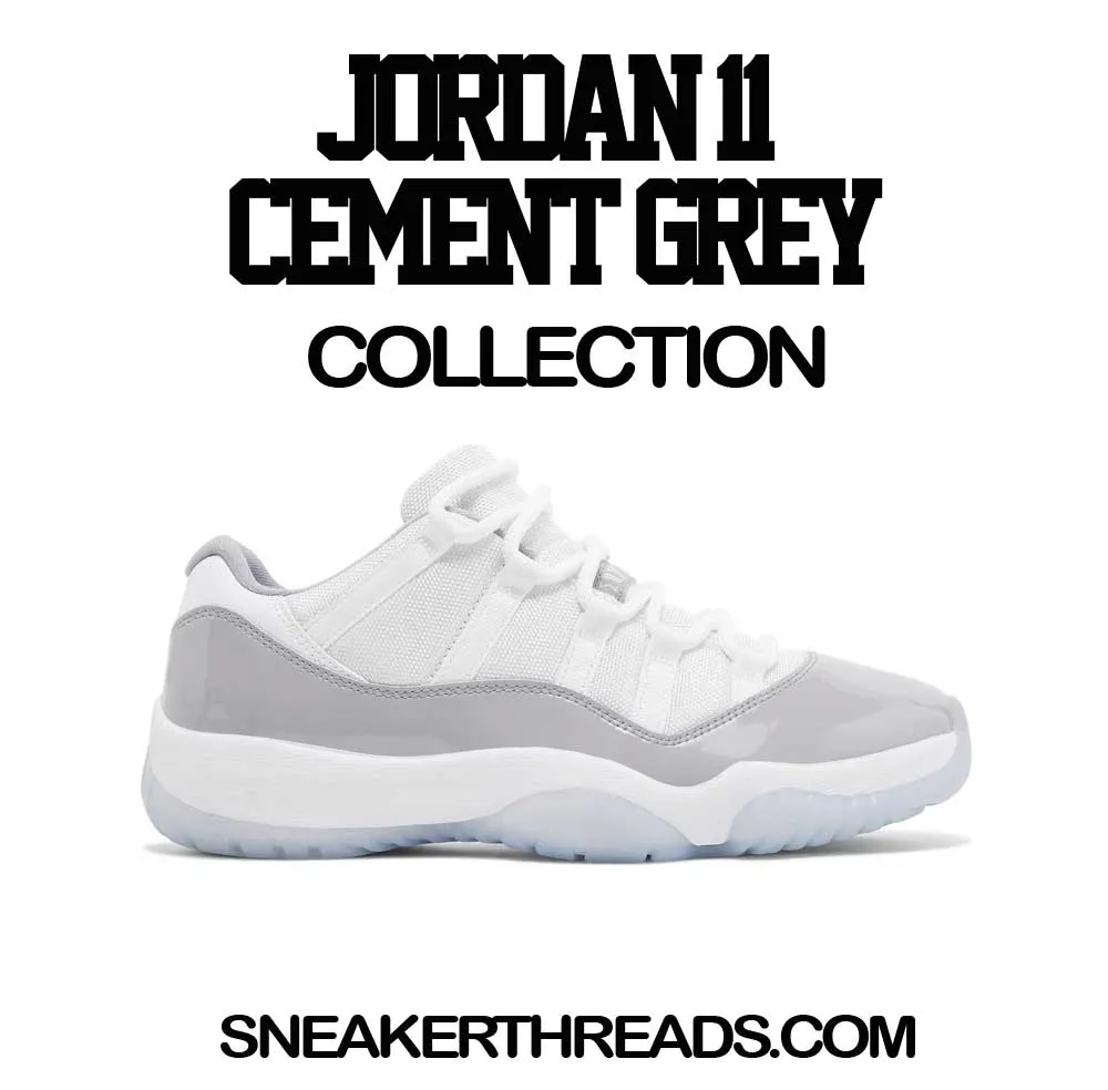 Womens Cement Grey 11 Shirt - Bull - White