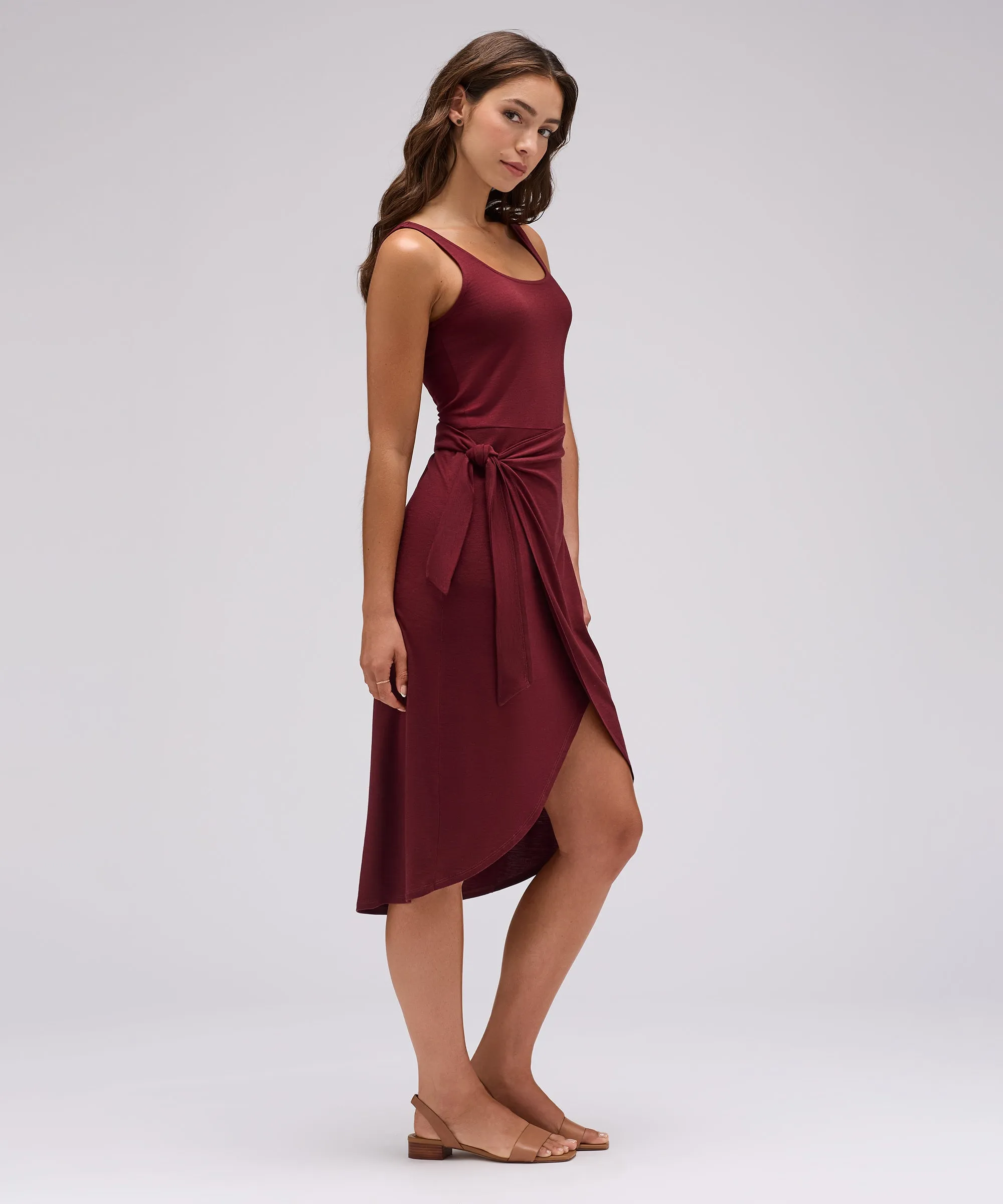 Women's Merino Tie Dress