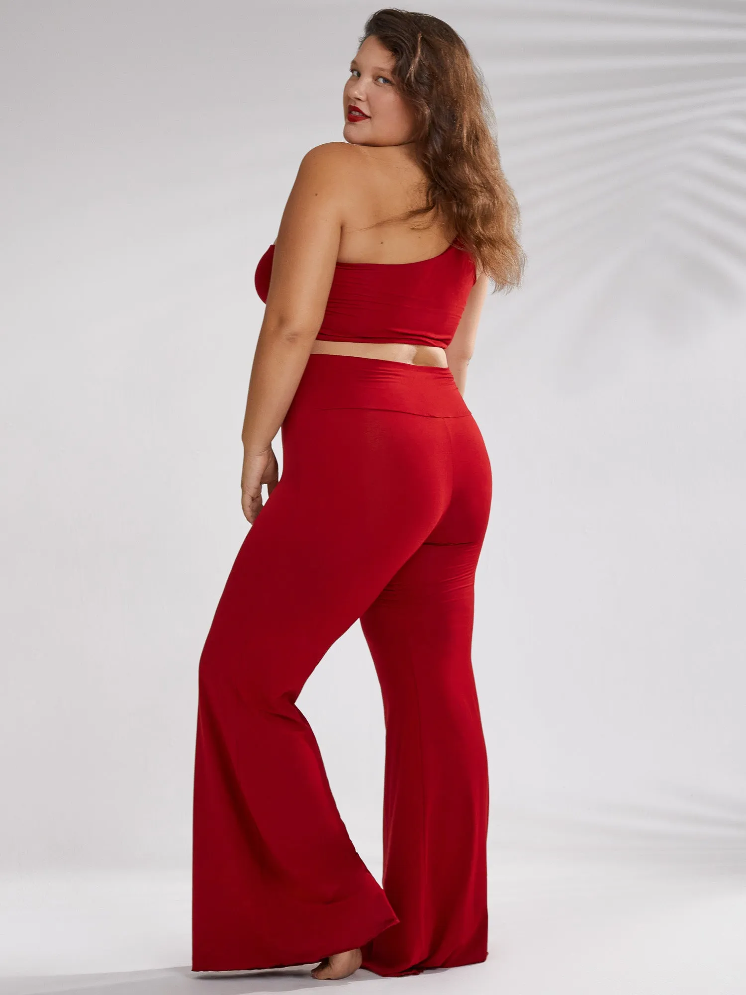 Zahra Top - Crimson Red